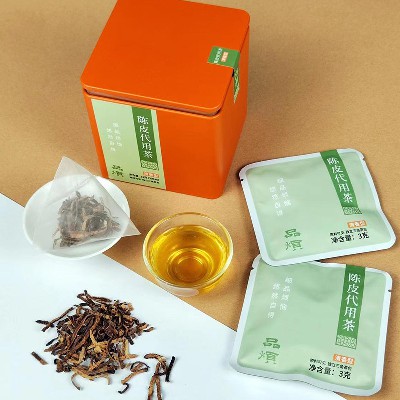 外出便携陈皮代用茶家用送礼新会清香型陈皮三角茶包独立包装现货